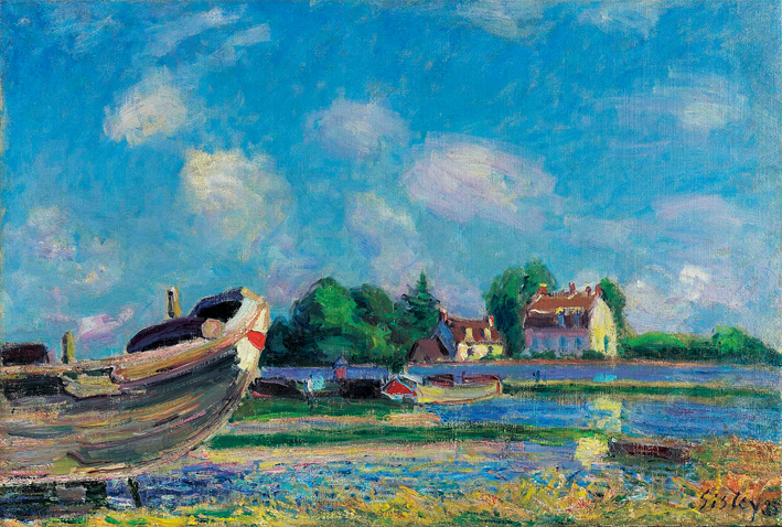  阿尔弗莱德·西斯莱 Alfred Sisley——卢万河畔的风光 (4)